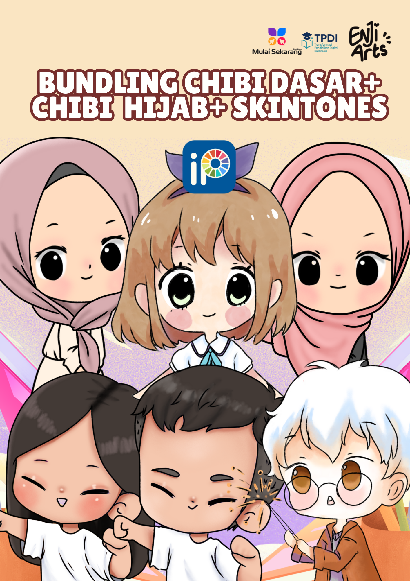 Chibi Full Course ( dasar chibi+hijab+skintones )
