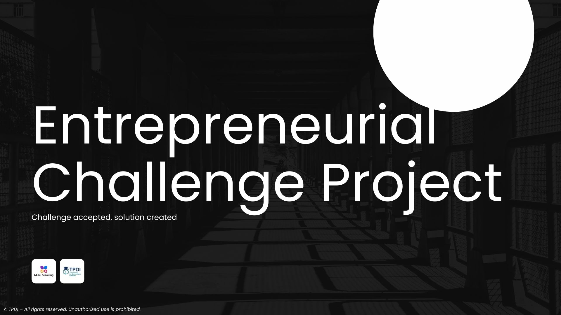 Entrepreneurial Challenge Project (PK2 Lawang) 2025-2026